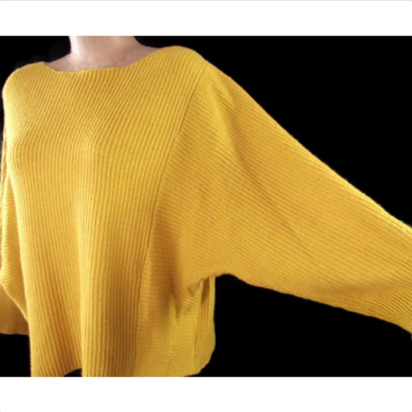 🚫SOLD🚫 Anthro Ruby Moon Ochre Mustard Sweater - Picture 3 of 5